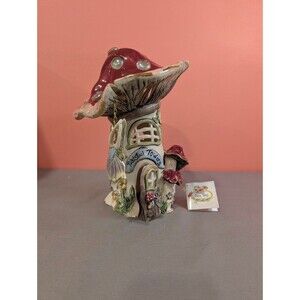 Blue Sky Clayworks Heather Goldminc Toadstool Towers Figurine 10"